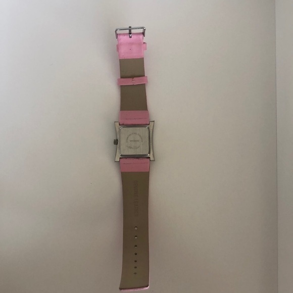 GUC hudson watch pink leather cubic zirconia - Picture 3 of 4